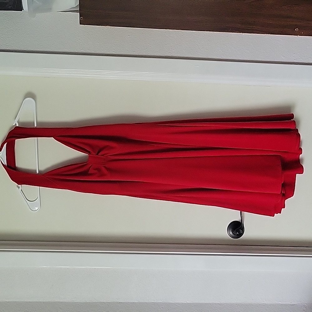 Red Halter Dress